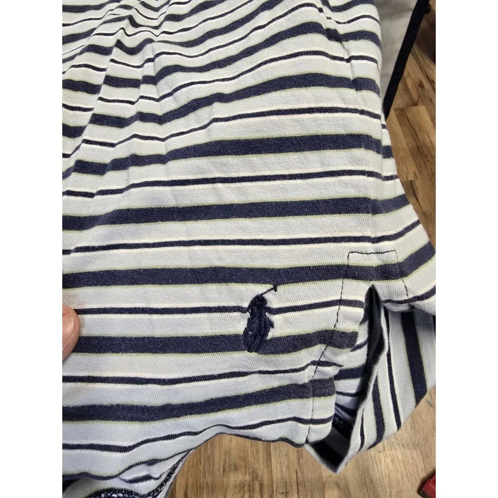 Polo by Ralph Lauren Polo Shirt Men’s Size XL Striped Short Sleeve 100% Cotton